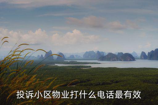 投訴小區(qū)物業(yè)打什么電話最有效