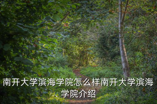 南開大學濱海學院怎么樣南開大學濱海學院介紹
