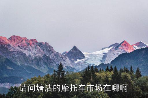 請問塘沽的摩托車市場在哪啊