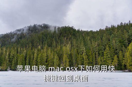 mac快捷鍵，mac快捷鍵中是什么意思
