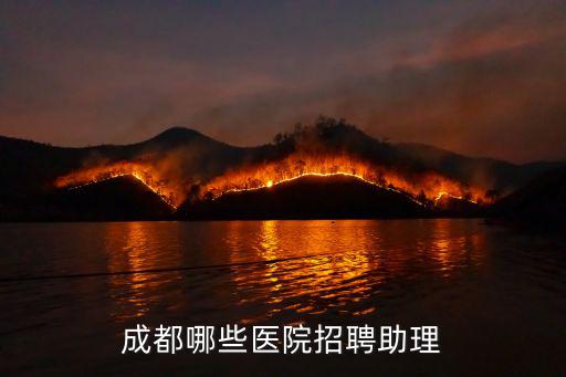 成都哪些醫院招聘助理