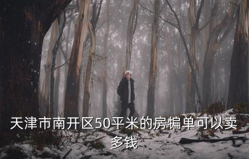 天津市南開區(qū)50平米的房犏單可以賣多錢