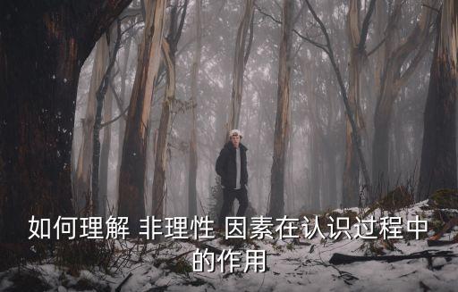 如何理解 非理性 因素在認識過程中的作用
