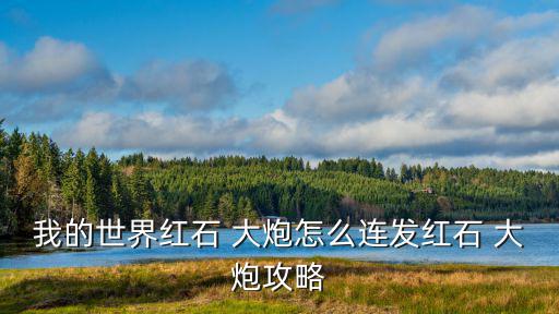 大炮圖片,重復(fù)大炮完成圖（紅石塊組成的）