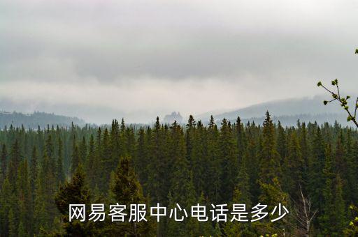 網易客服中心電話是多少