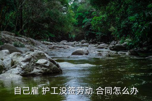 自己雇 護工沒簽勞動 合同怎么辦