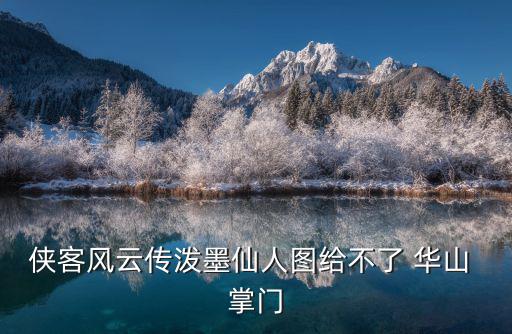 俠客風云傳潑墨仙人圖給不了 華山 掌門