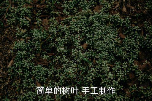 葉子手工,如何用樹葉制作手工裝飾