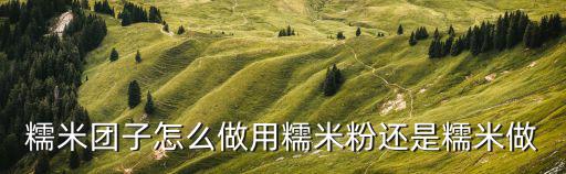糯米團子的家常做法，糯米團子怎么做好吃香酥糯米團子的家常做法