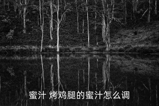 蜜汁 烤雞腿的蜜汁怎么調