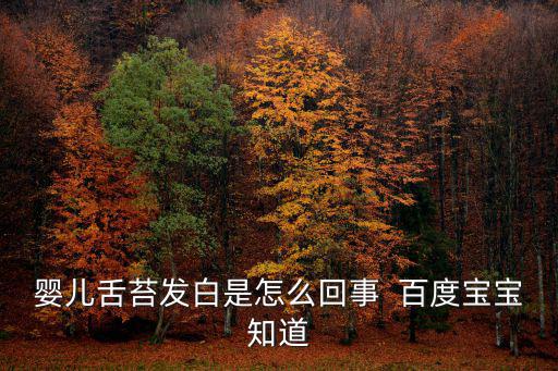寶寶舌苔發(fā)白，寶寶的舌苔發(fā)白怎么回事  百度寶寶知道