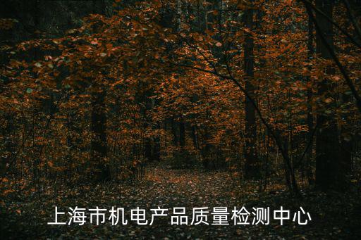 上海市機電產品質量檢測中心