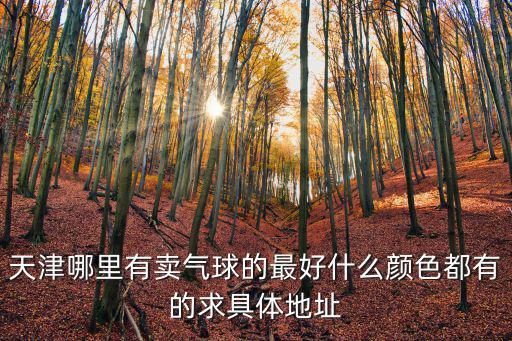 天津市津緣氣球工作室，天津河西什么地方賣這種氣球和氣球上系的那種絲帶