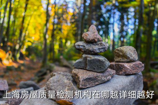 上海房屋質量檢測機構在哪越詳細越好