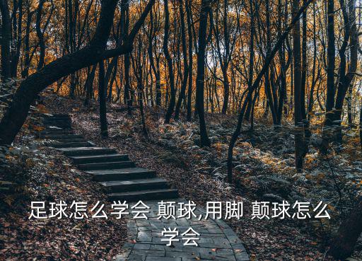 足球怎么學會 顛球,用腳 顛球怎么學會