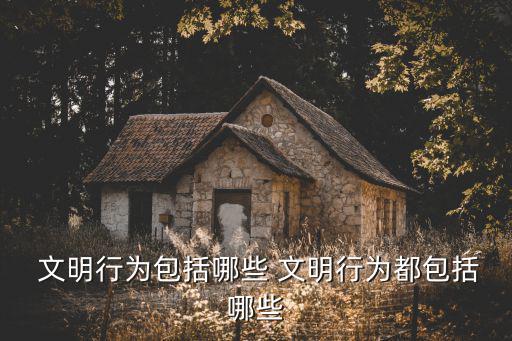 文明行為有哪些,節約水電成為習慣我國應遵守文明禮儀