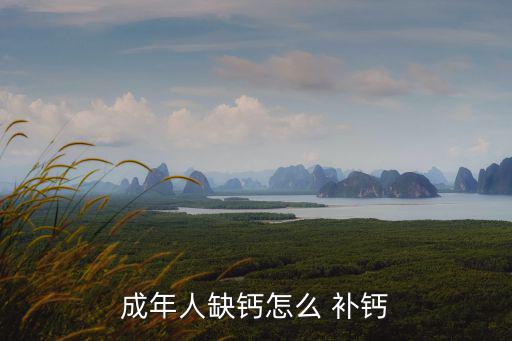 成人補鈣,中老年人應補鈣30歲前每天800鈣質