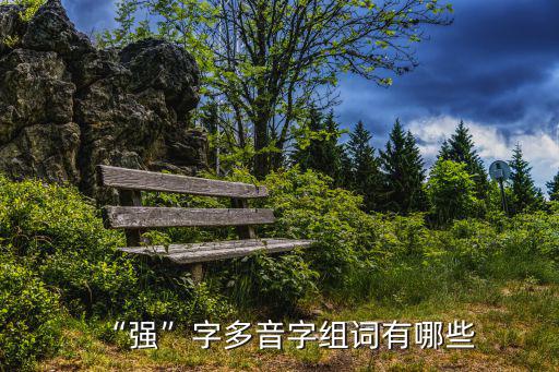 強組詞多音字,強調羌的復音詞