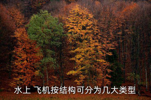 水上 飛機(jī)按結(jié)構(gòu)可分為幾大類(lèi)型