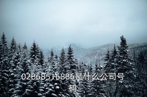 成都市聯(lián)發(fā)燃?xì)夤倦娫捥柎a，02868516886是什么公司號碼