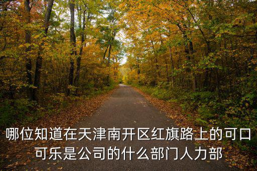 哪位知道在天津南開區紅旗路上的可口可樂是公司的什么部門人力部