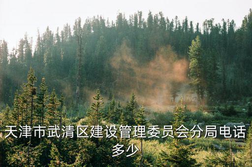 天津市武清區(qū)建設(shè)管理委員會(huì)分局電話(huà)多少
