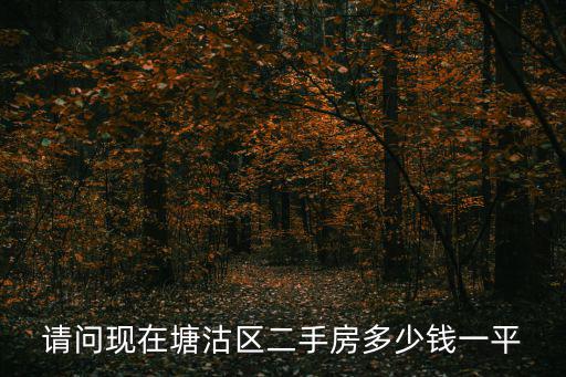 請問現在塘沽區二手房多少錢一平