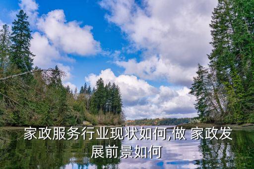  家政服務行業現狀如何,做 家政發展前景如何