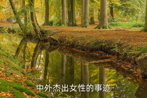 中外杰出女性的事跡