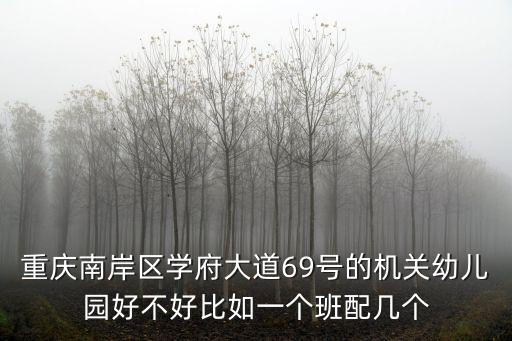 重慶南岸區(qū)學(xué)府大道69號(hào)的機(jī)關(guān)幼兒園好不好比如一個(gè)班配幾個(gè)