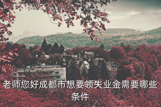 成都市領失業金需要什么條件怎么辦理，老師您好成都市想要領失業金需要哪些條件