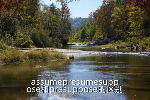 presuppose，Suppose 單詞是 什么意思
