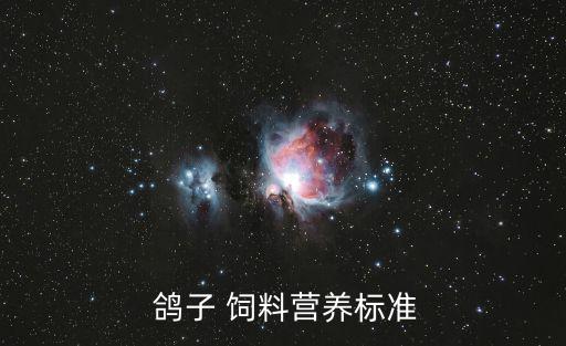  鴿子 飼料營(yíng)養(yǎng)標(biāo)準(zhǔn)