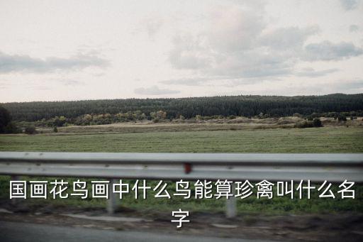 國畫花鳥畫中什么鳥能算珍禽叫什么名字