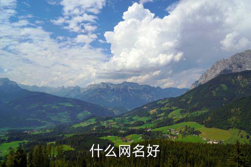 什么網名好