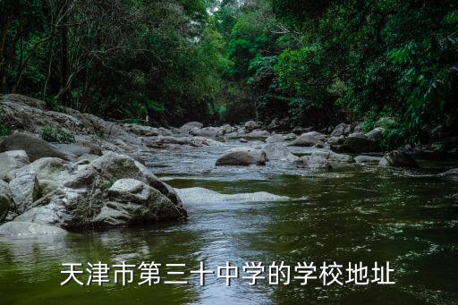 天津市第三十中學的學校地址