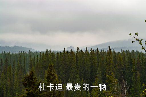 杜卡迪 最貴的一輛