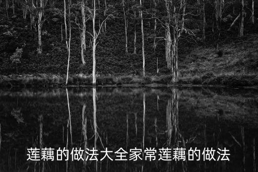 蓮藕的做法大全家常蓮藕的做法