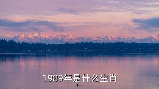 1989年屬，89年的屬相