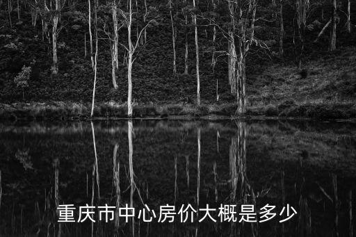 重慶市中心房價大概是多少