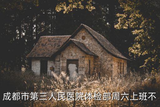 成都市武侯區第三人民醫院周末可以體檢嗎，成都星期天可不可以做體檢