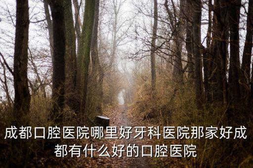 成都口腔醫(yī)院哪里好牙科醫(yī)院那家好成都有什么好的口腔醫(yī)院
