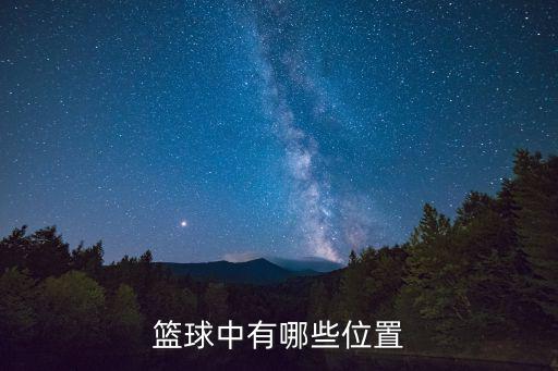 籃球位置，籃球分為哪五個位置