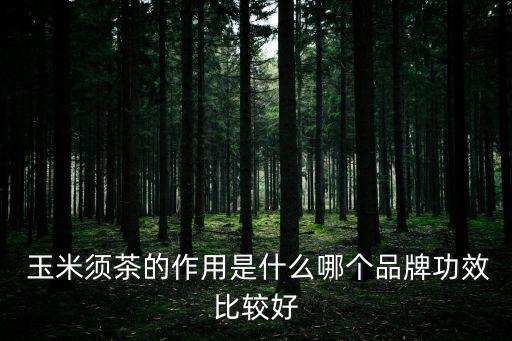  玉米須茶的作用是什么哪個品牌功效比較好