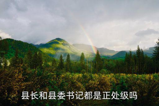 縣長(zhǎng)縣委書(shū)記是什么級(jí)別的干部，縣長(zhǎng)的行政級(jí)別