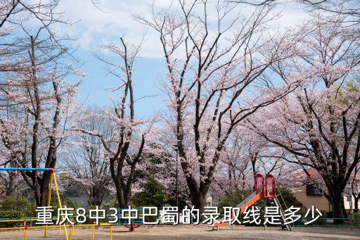 重慶8中3中巴蜀的錄取線是多少