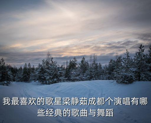 我最喜歡的歌星梁靜茹成都個演唱有哪些經典的歌曲與舞蹈