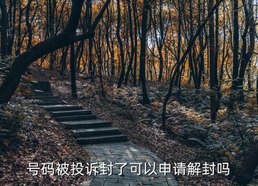 號碼被投訴封了可以申請解封嗎