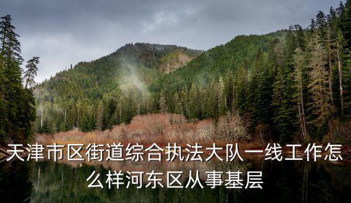 天津市河東區東新街綜合執法大隊，天津市區街道綜合執法大隊一線工作怎么樣河東區從事基層