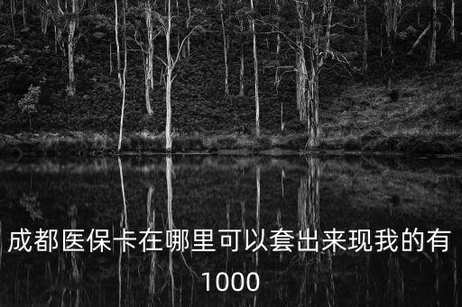 成都市社保卡套現聯系方式，成都醫保卡在哪里可以套出來現我的有1000